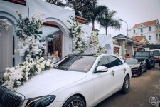 Chiêm ngưỡng dàn siêu xe rước dâu trị giá hàng trăm tỷ tại Diễn Châu, Nghệ An