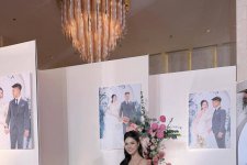 Bà xã Mạc Hồng Quân ăn mặc 'sai sai' trong đám cưới Quang Hải
