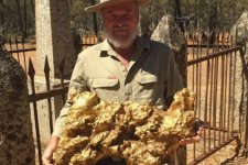 Khối vàng hơn 72 kg từng được tìm thấy ở Victoria