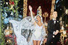 Kourtney Kardashian tổ chức đám cưới độc lạ, có một không hai showbiz