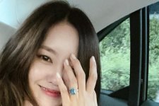 Mỹ nhân Hyomin (T-ara) khiến dân tình xôn xao khi khoe chiếc nhẫn to tướng ở ngón tay áp út