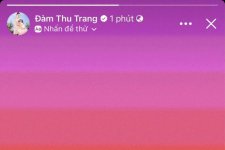 Đàm Thu Trang gây hoang mang khi đăng dòng trạng thái khó hiểu lúc nửa đêm