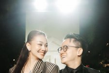 Vợ chồng Thanh Hằng thể hiện tình cảm ngọt ngào trong lần đầu công khai dự sự kiện chung