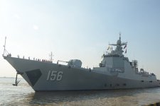 Khu trục hạm Trung Quốc đến Myanmar