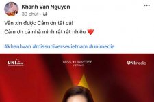 Khánh Vân lên tiếng sau khi dừng chân ở top 21 Miss Universe