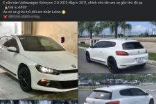 Sau 11 năm lăn bánh, Volkswagen Scirocco rao bán với giá bằng Kia Morning mới