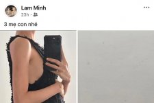 Lâm Minh gây xôn xao khi bất ngờ đăng tải hình ảnh bụng to và que thử thai