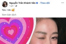 Hoa hậu Khánh Vân khiến cộng đồng mạng xôn xao khi thông báo chuẩn bị lên xe hoa