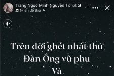 Lương Minh Trang bất ngờ đăng đàn chửi đổng một người đàn ông vũ phu, ''thích mặc váy" hậu ồn ào ly hôn