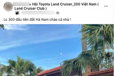 Bộ mâm của Toyota Land Cruiser 2022 'đầu tiên tại Hà Nam' gây xôn xao cộng đồng mạng