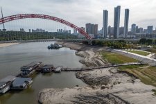 Mực nước sông tại Trung Quốc thấp kỷ lục sau 157 năm