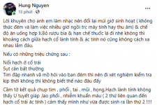 HLV Rap Việt khuyên đồng nghiệp từ bỏ thói quen sinh hoạt xấu sau khi nhập viện