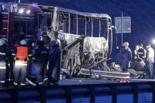 Bulgaria: Xe buýt bốc cháy trên đường cao tốc, 45 người thiệt mạng