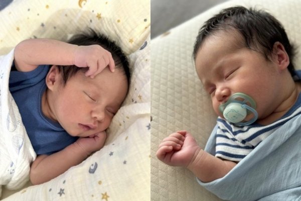 Siêu mẫu Hà Anh đăng tải loạt ảnh khoe cậu con trai lai nhân dịp 1 tháng tuổi