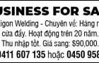 Saigon Welding (Business For Sale)