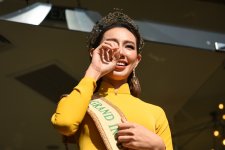 Thùy Tiên mừng chiến thắng Miss Grand International