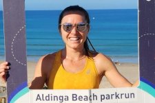 Nữ vận động viên phá kỷ lục thế giới parkrun nữ ở Adelaide