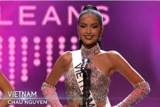Ngọc Châu nóng bỏng, gợi cảm trong đêm bán kết Miss Universe 2022