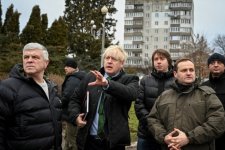 Cựu thủ tướng Anh Boris Johnson tới Ukraine