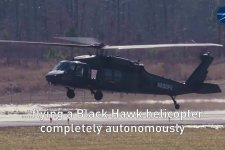 Mỹ lần đầu thử nghiệm trực thăng không người lái