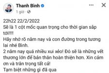 Thanh Bình đăng tải trạng thái ngay sau khi ồn ào tình ái có dấu hiệu hạ nhiệt