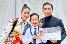 Con trai Khánh Thi vô địch thế giới bộ môn dancesport