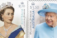 Australia Post phát hành tem kỷ niệm 70 năm trị vì của Nữ hoàng Elizabeth II