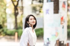 Loạt street style đơn giản nhưng đẹp hút mắt của quý cô Châu Á