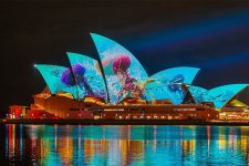 Lễ hội ánh sáng Vivid Sydney chính thức diễn ra