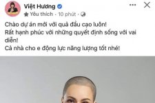 Lý do Việt Hương bất ngờ cạo trọc đầu?