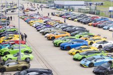 Mãn nhãn với gần 400 chiếc siêu xe tham dự Lamborghini Day