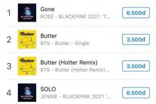 Rosé bất ngờ vượt lên BTS giành vị trí #1 trên BXH iTunes Việt Nam
