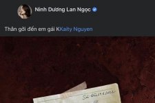 Ninh Dương Lan Ngọc gửi tâm thư 'dằn mặt' Kaity Nguyễn?
