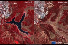 Siêu hạn hán kéo dài tại Chile biến hồ nước thành sa mạc