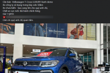 Đại lý rao bán Volkswagen T-Cross bản trưng bày: Xe chưa đăng ký biển số, đã lăn bánh khoảng 50 km