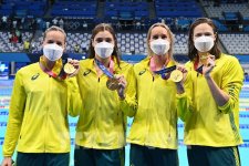 Úc phá kỷ lục thế giới bơi lội nữ tại Olympic Tokyo 2020