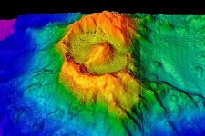 Núi lửa hơn 100 triệu năm còn nguyên vẹn dưới đáy biển gần đảo Christmas