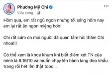 Phương Mỹ Chi khoe điểm tốt nghiệp THPT vượt ngoài mong đợi, Quách Ngọc Tuyên "sắp tốn quà'' cho vợ trẻ