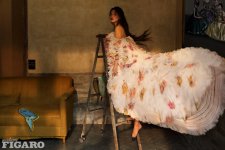 Mỹ nhân Hoa Ngữ diện 4/5 thiết kế xa xỉ Haute Couture lên bìa Kim Cửu