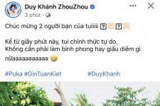 Sao Việt chúc mừng cặp đôi Puka và Gin Tuấn Kiệt chuẩn bị nên duyên
