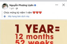 Phương Uyên kỷ niệm 1 năm hạnh phúc bên ca sĩ Thanh Hà