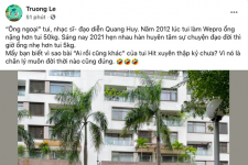 Diện mạo mới nhất của "ông bầu" Quang Huy hậu giảm cân
