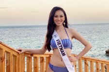 Ái Nhi diện bikini tại Miss Intercontinental