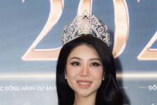 Miss Earth Vietnam 2023 - Đỗ Thị Lan Anh lần đầu lộ diện sau khi đăng quang