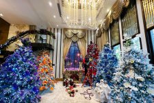 Sao Việt trang hoàng biệt thự lộng lẫy đón Noel