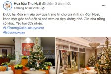 Tràn ngập không khí Giáng sinh trong biệt thự triệu đô của Hoa hậu Thu Hoài