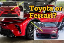 Toyota Crown Sport được nhiều người hâm mộ so sánh với thiết kế của Ferrari Purosangue