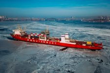Hỏa hoạn bùng phát trên tàu phá băng chạy bằng năng lượng hạt nhân của Nga