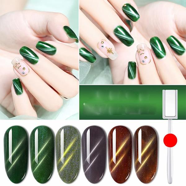 20 mẫu nail màu xanh đẹp nổi bật sang trọng dẫn đầu xu hướng hiện nay - 22