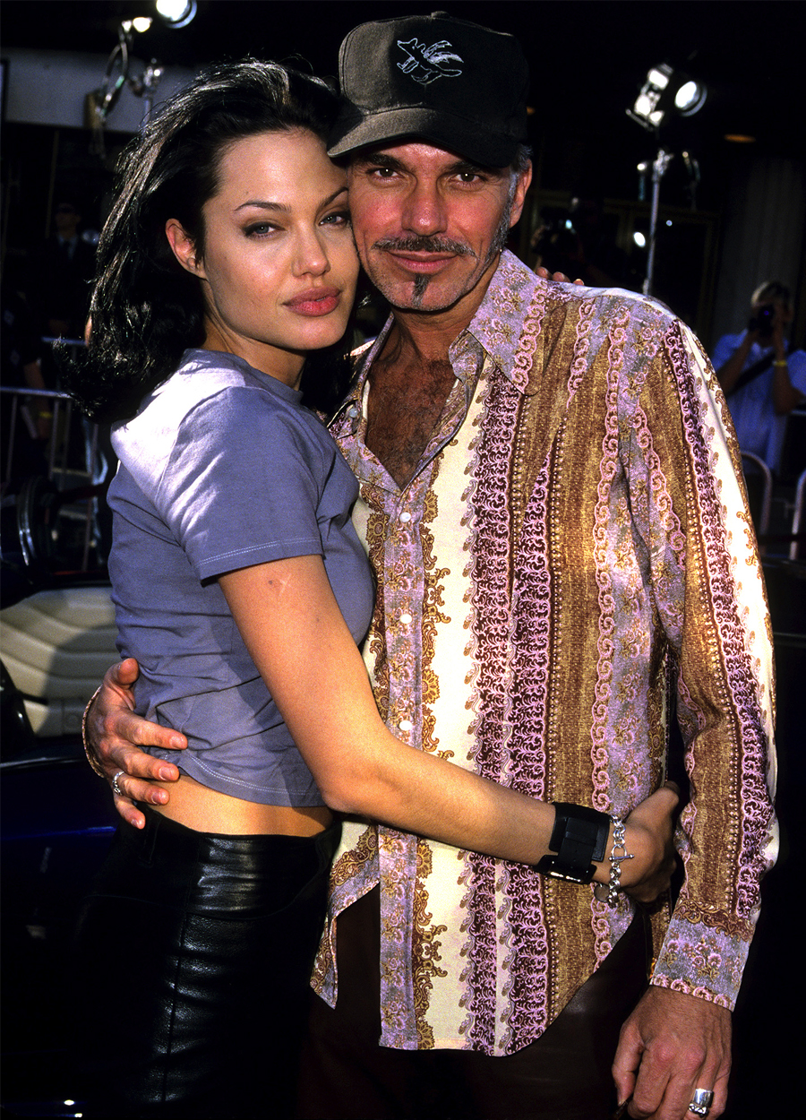 Angelina Jolie (trái) và Billy Bob Thornton thời còn là vợ chồng. Ảnh: Granitz